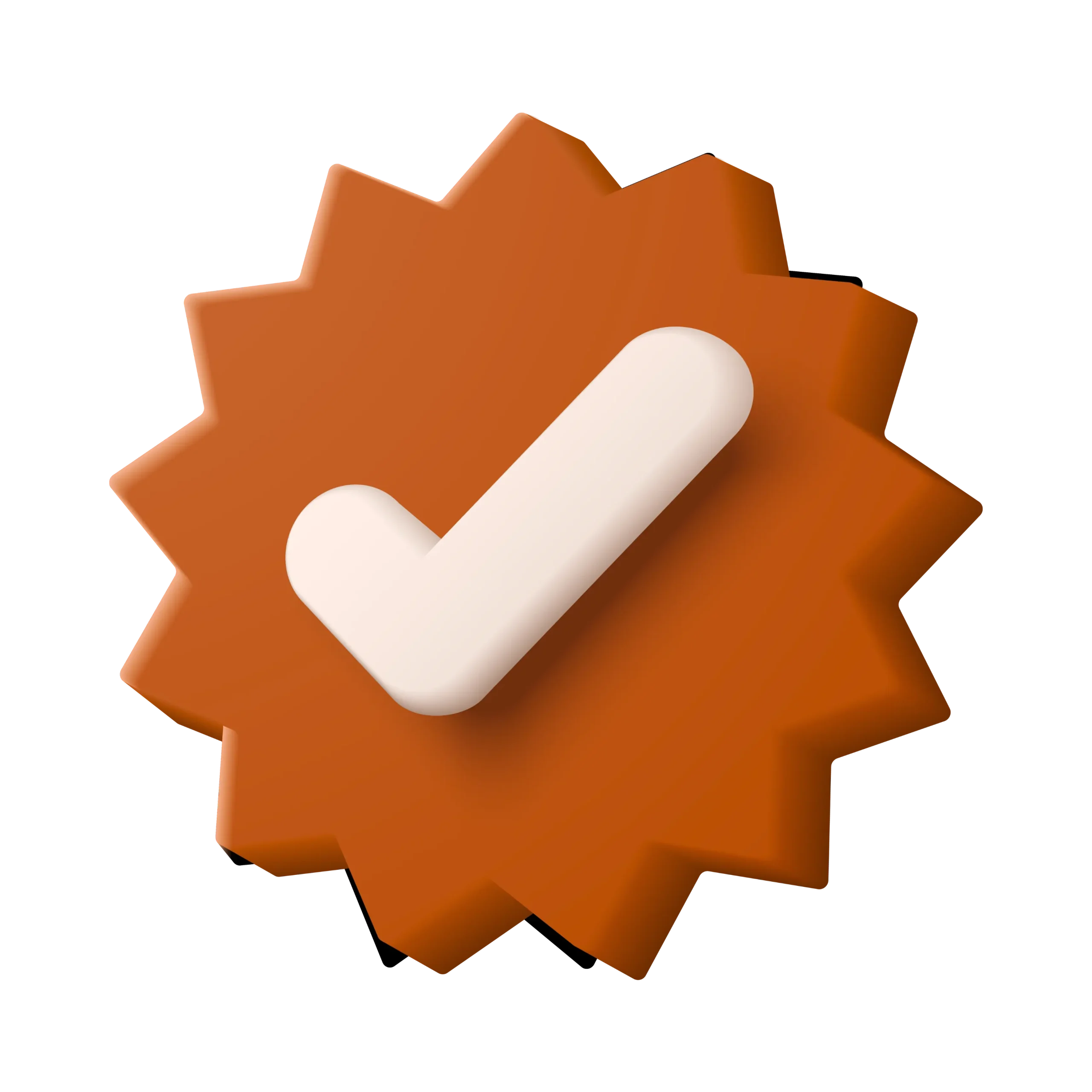 Icon of a check mark against a black background, indicating a positive outcome or agreement.